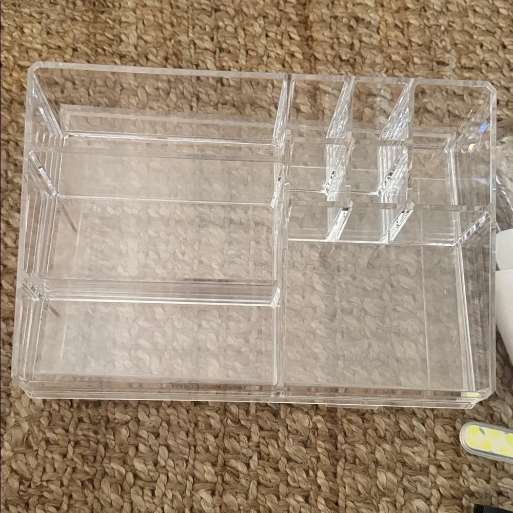 Clear Acrylic Organizer brushes holder + more bundle